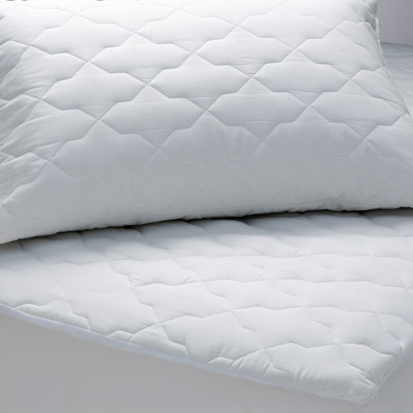 Luxury Polycotton Quilted Pillow Protectors Pair (Waterproof)