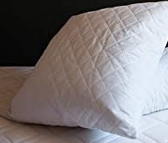 Euro Square  68x68cm (27") Quilted WaterProof Pillow Protectors Pair